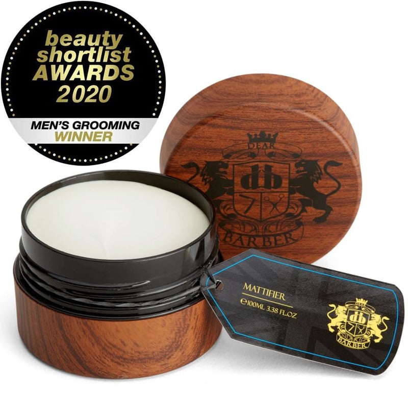 Dear Barber MATTIFYING HAIR CLAY WAX FOR MEN â€“ Strong & Flexible Hold, Matte Finish, Adds Texture & Volume, Thickening Styling Clay, 3.38 fl oz - Image 4